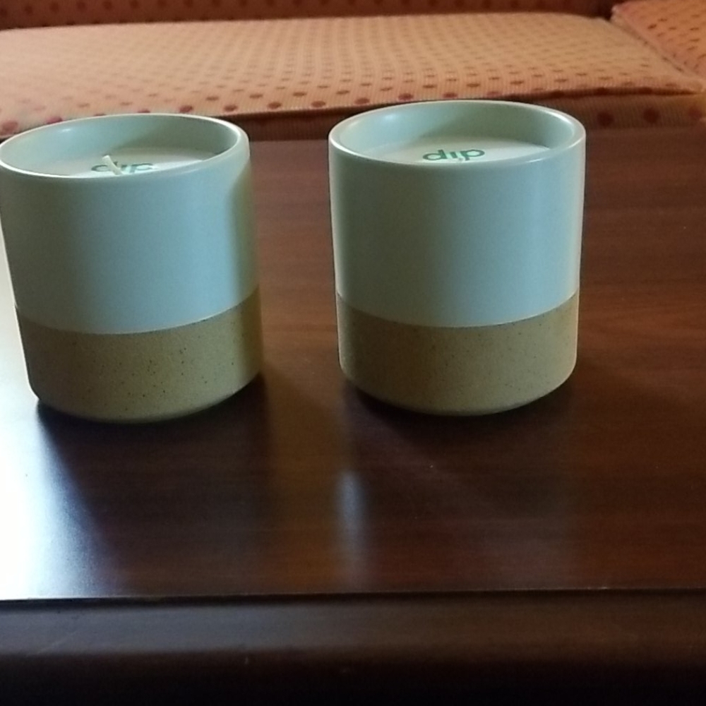Dips 100% cotton wick candles